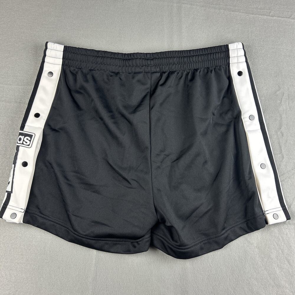 Adidas Originals Adibreak Trefoil Shorts Black White Womens Sz L (IU2518) - Picture 8 of 9